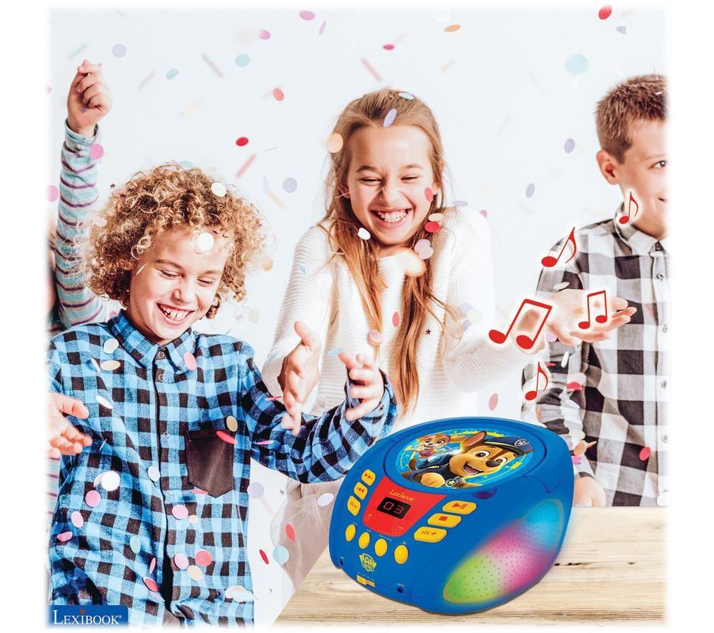 LEXIBOOK RCD109PA Bluetooth Boombox - Paw Patrol image number 2 of 5