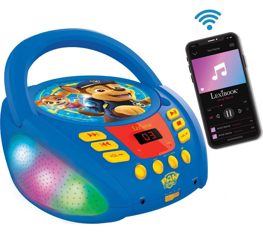 LEXIBOOK RCD109PA Bluetooth Boombox - Paw Patrol image number 4 of 5