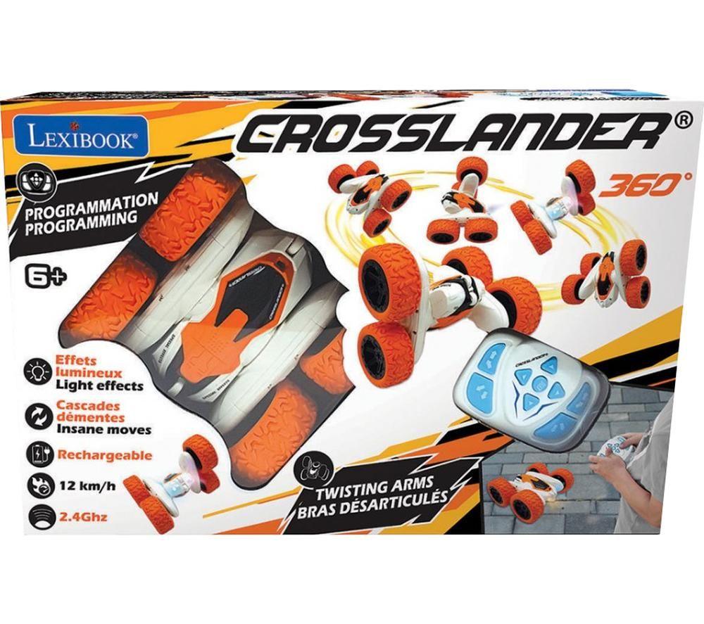 LEXIBOOK Crosslander RC20 All-Terrain RC Car - White & Orange image number 3 of 5