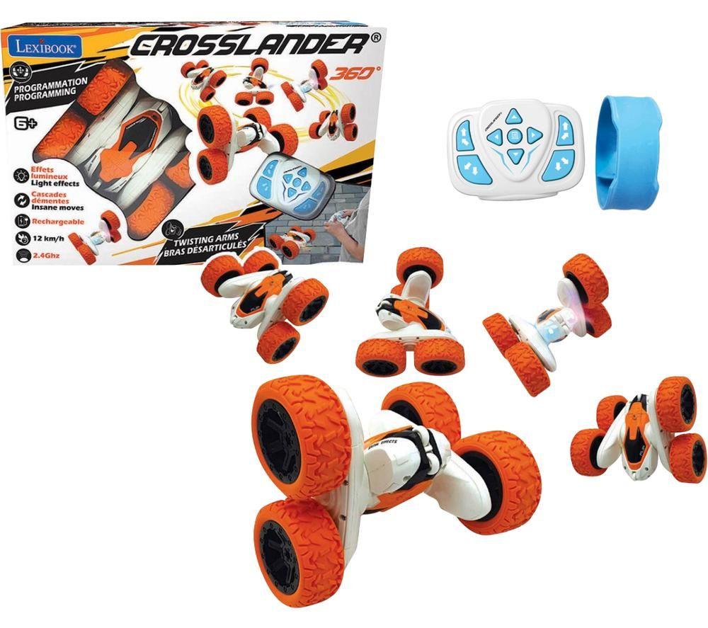 LEXIBOOK Crosslander RC20 All-Terrain RC Car - White & Orange image number 5 of 5