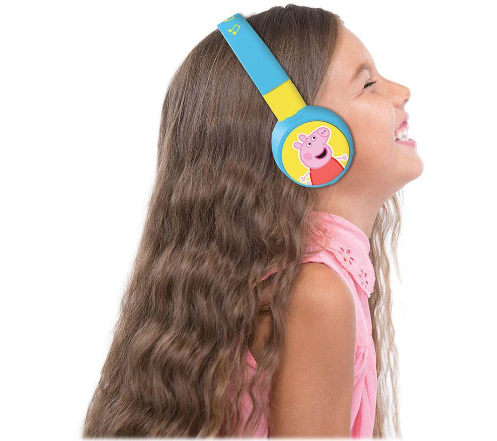 LEXIBOOK HPBT010PP Wireless Bluetooth Kids Headphones - Peppa Pig image number 3 of 6