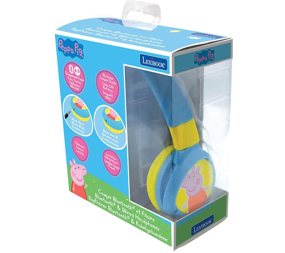 LEXIBOOK HPBT010PP Wireless Bluetooth Kids Headphones - Peppa Pig image number 4 of 6