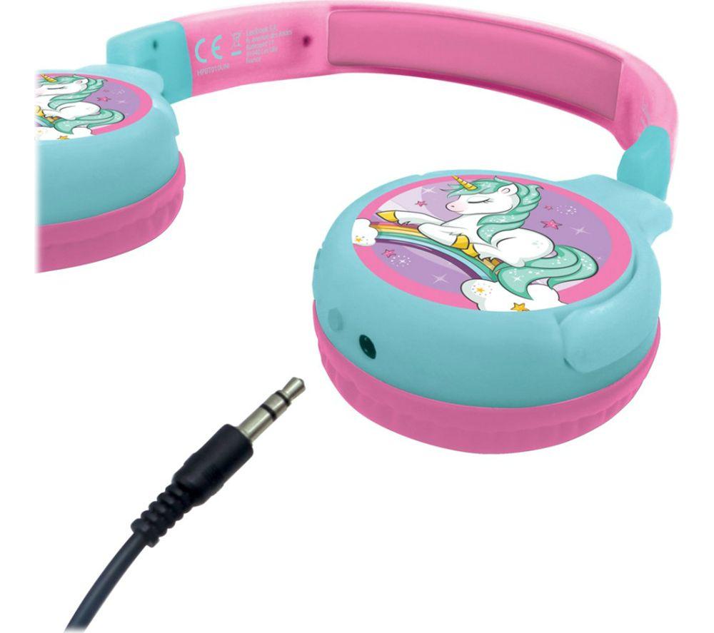 LEXIBOOK HPBT010UNI Wireless Bluetooth Kids Headphones - Unicorn image number 2 of 6