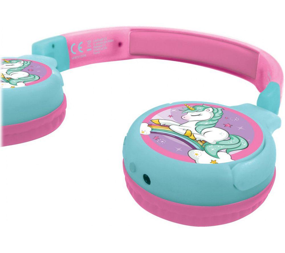 LEXIBOOK HPBT010UNI Wireless Bluetooth Kids Headphones - Unicorn image number 3 of 6