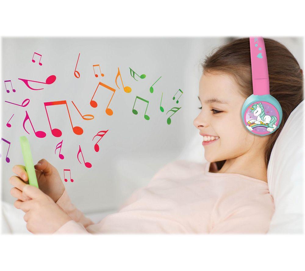 LEXIBOOK HPBT010UNI Wireless Bluetooth Kids Headphones - Unicorn image number 4 of 6