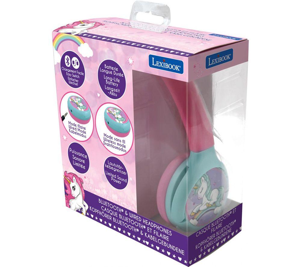 LEXIBOOK HPBT010UNI Wireless Bluetooth Kids Headphones - Unicorn image number 5 of 6