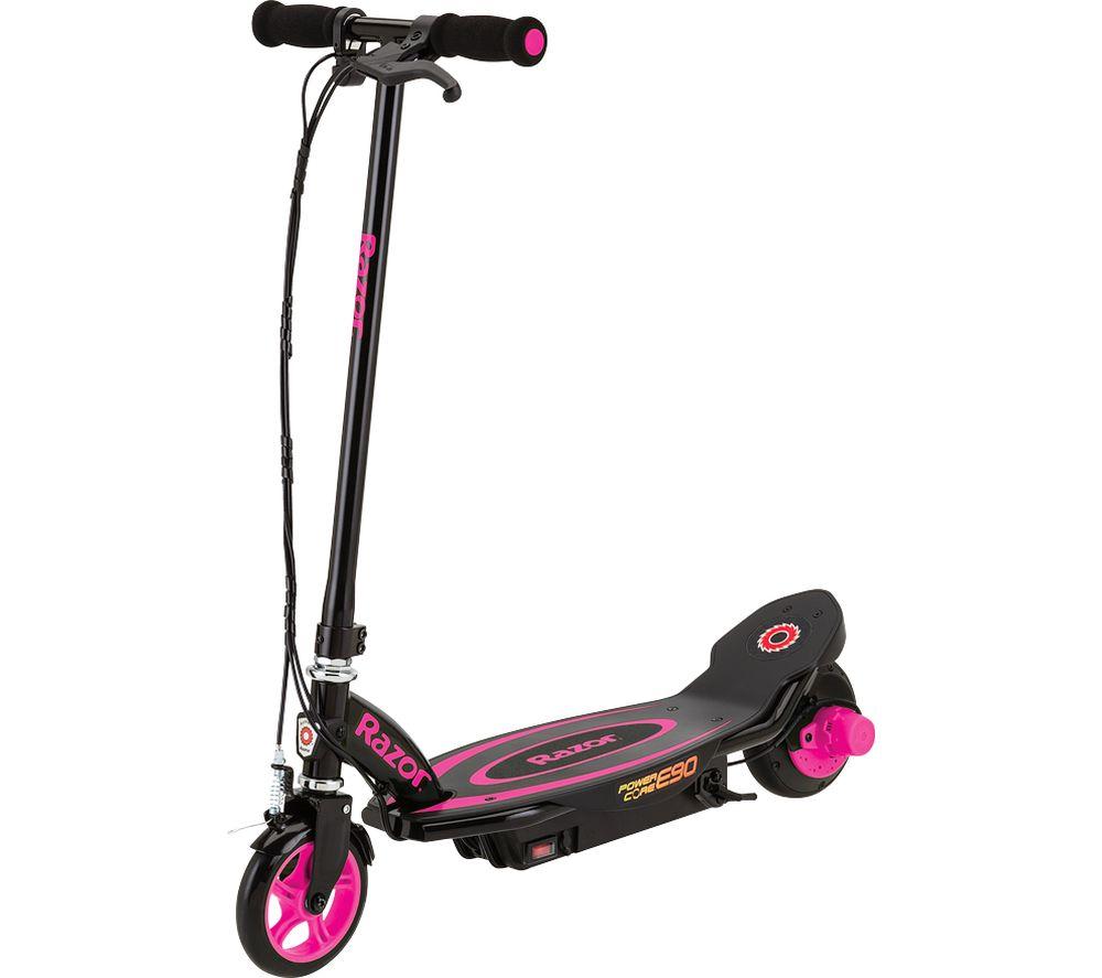 Buy RAZOR Power Core E90 Electric Kids' Scooter Black & Pink Currys