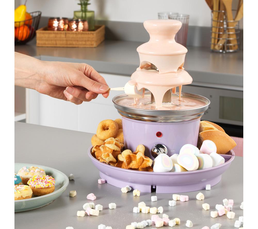 GILES & POSNER Sorbet EK3428GSPP Chocolate Fountain - Purple image number 4 of 6