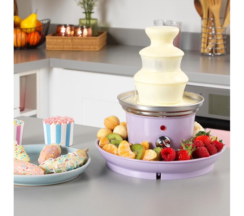 GILES & POSNER Sorbet EK3428GSPP Chocolate Fountain - Purple image number 5 of 6