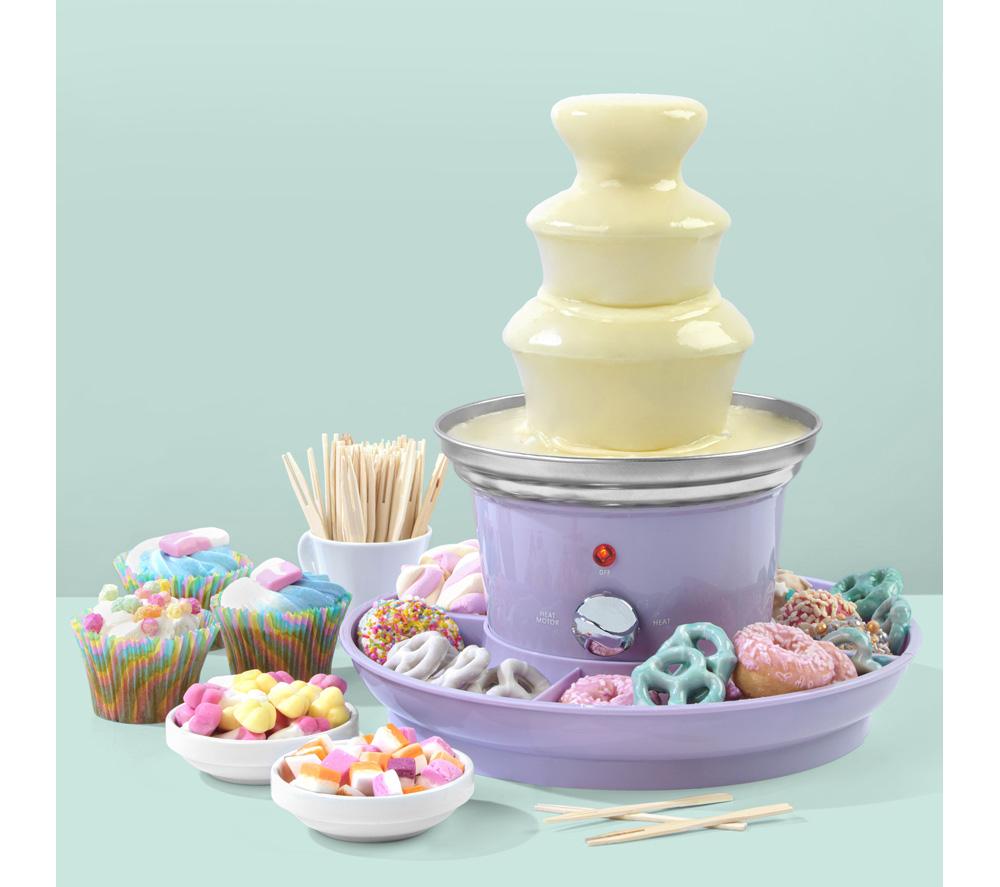 GILES & POSNER Sorbet EK3428GSPP Chocolate Fountain - Purple image number 6 of 6