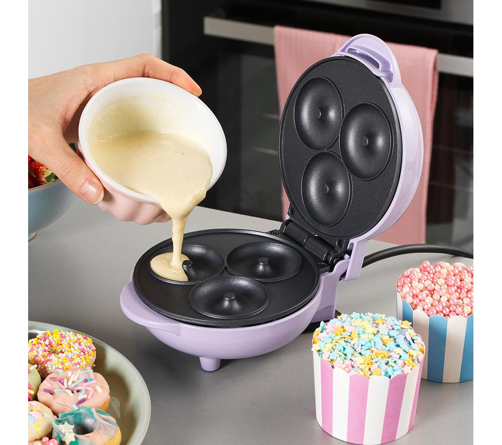 Buy GILES & POSNER Sorbet EK4698GSPP Mini Doughnut Maker Purple Currys