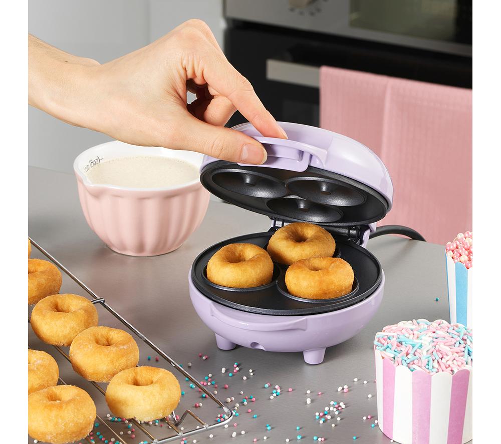 GILES & POSNER Sorbet EK4698GSPP Mini Doughnut Maker - Purple image number 3 of 5