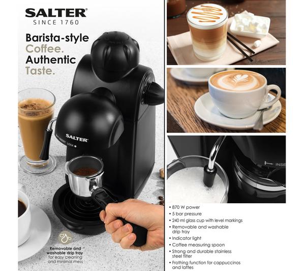 SALTER Espressimo EK3131 Coffee Machine - Black image number 2