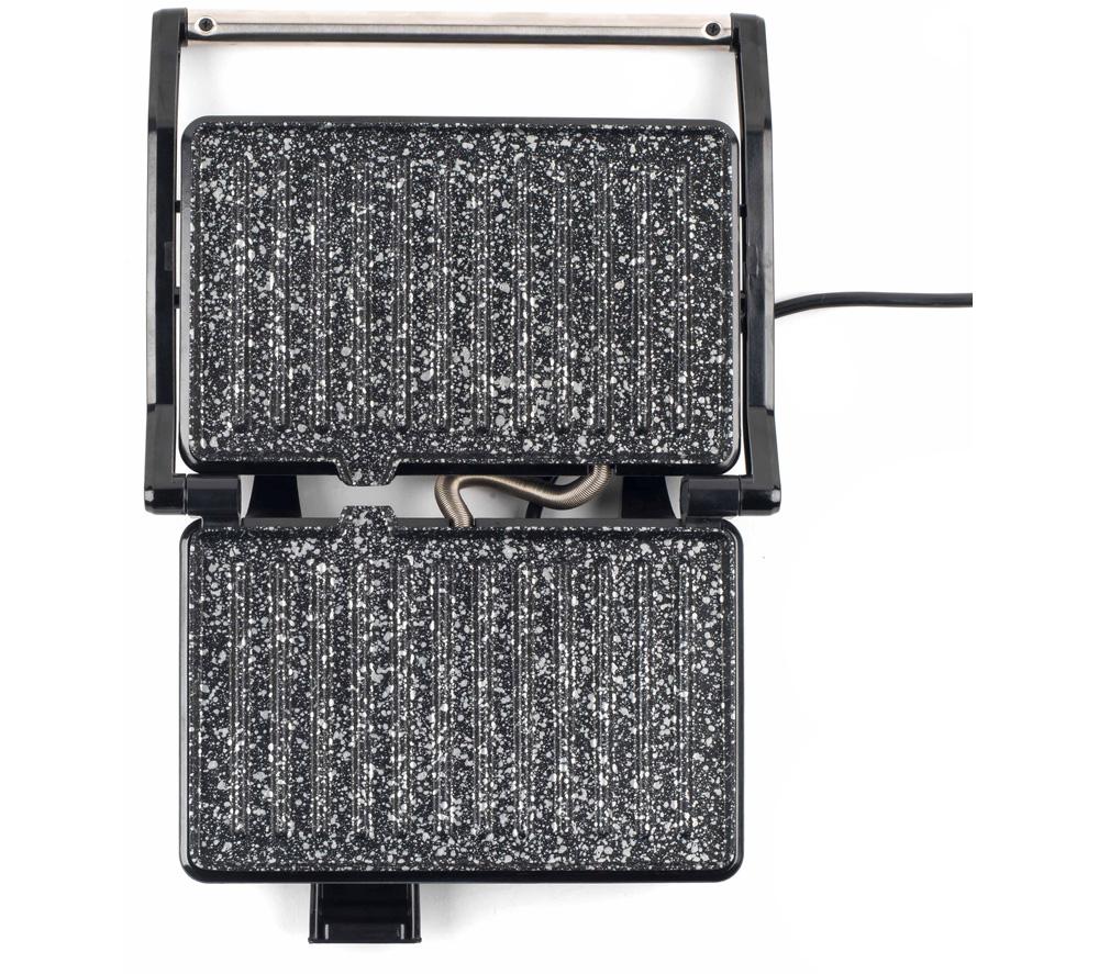 SALTER Megastone EK2384MG Panini Press & Health Grill - Black image number 2 of 10