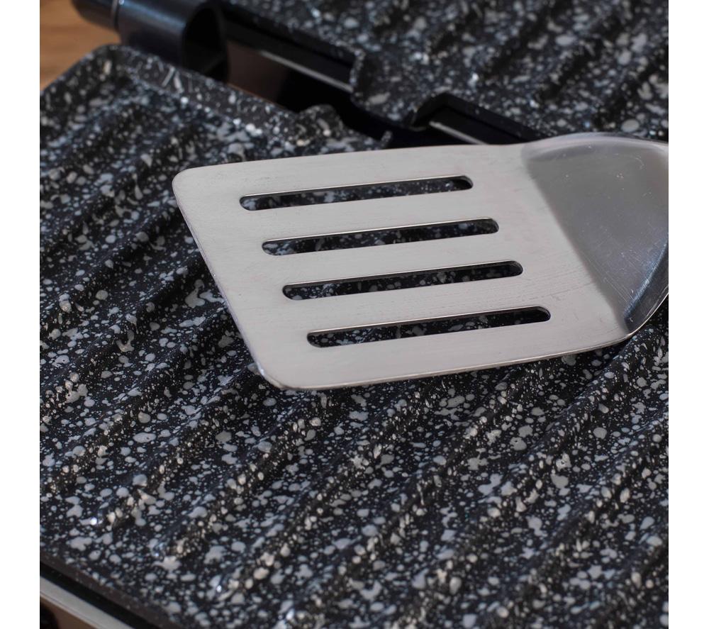 SALTER Megastone EK2384MG Panini Press & Health Grill - Black image number 7 of 10