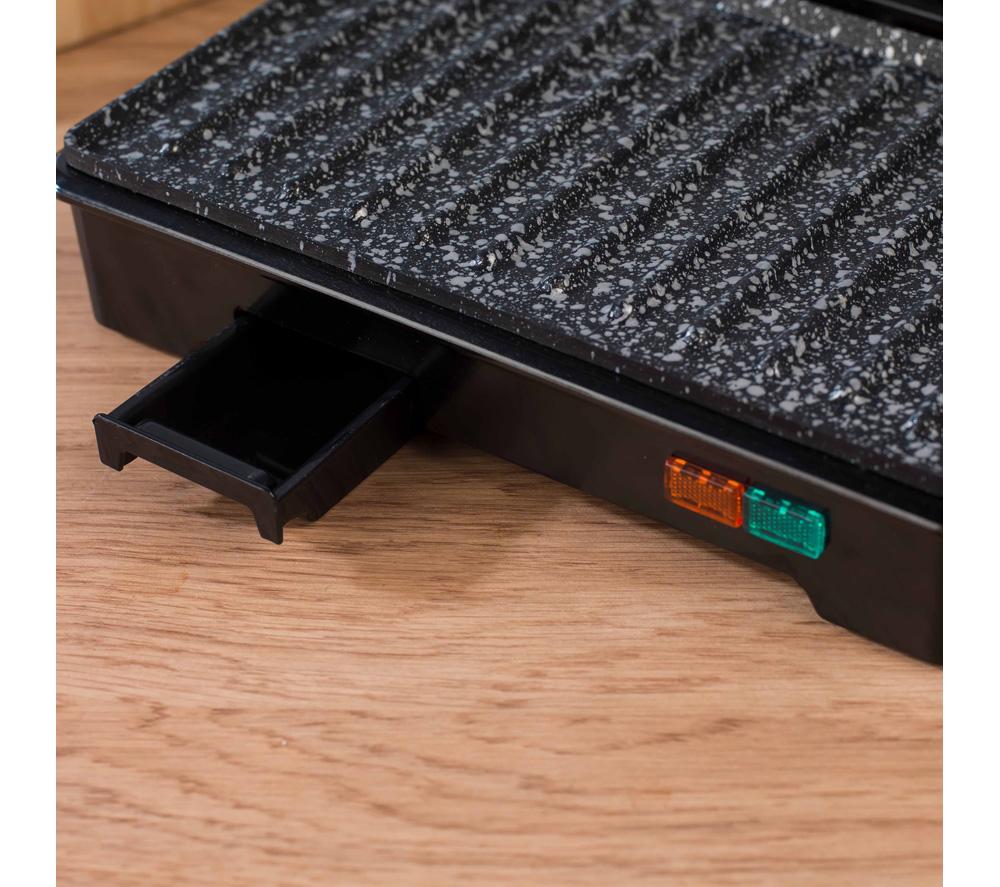SALTER Megastone EK2384MG Panini Press & Health Grill - Black image number 10 of 10
