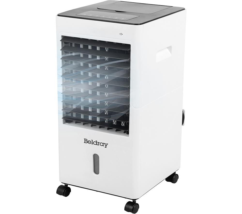 BELDRAY EH3234 4-in-1 Portable Air Cooler, Heater, Purifier & Humidifier - White & Black, White,Blac