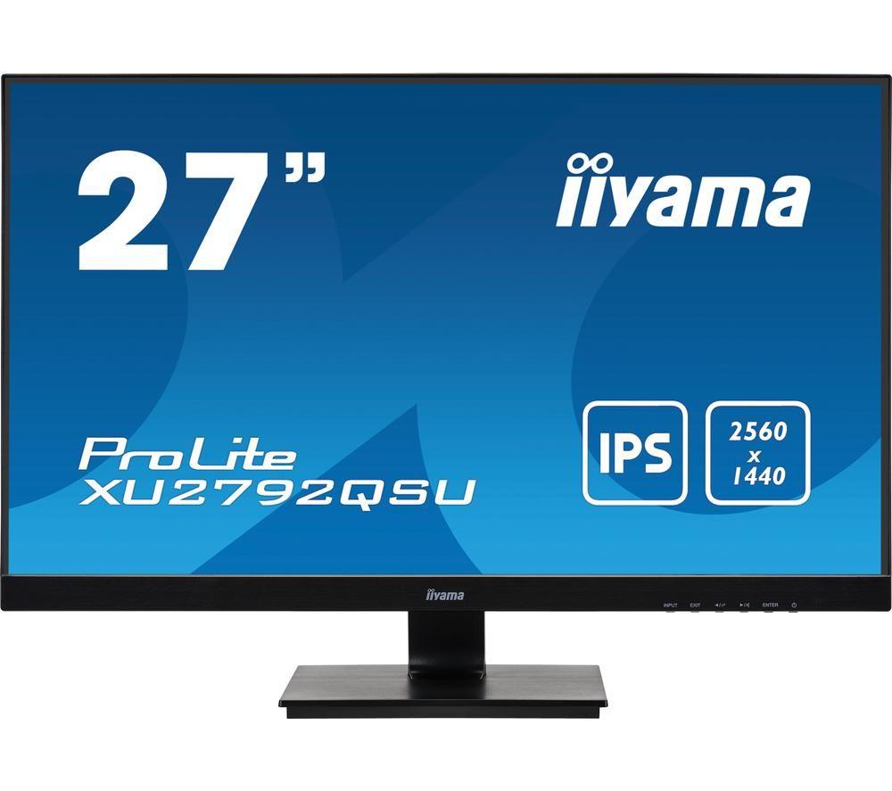 Image of IIYAMA ProLite XU2792QSU-B1 27" Quad HD IPS LCD Monitor - Black, Black