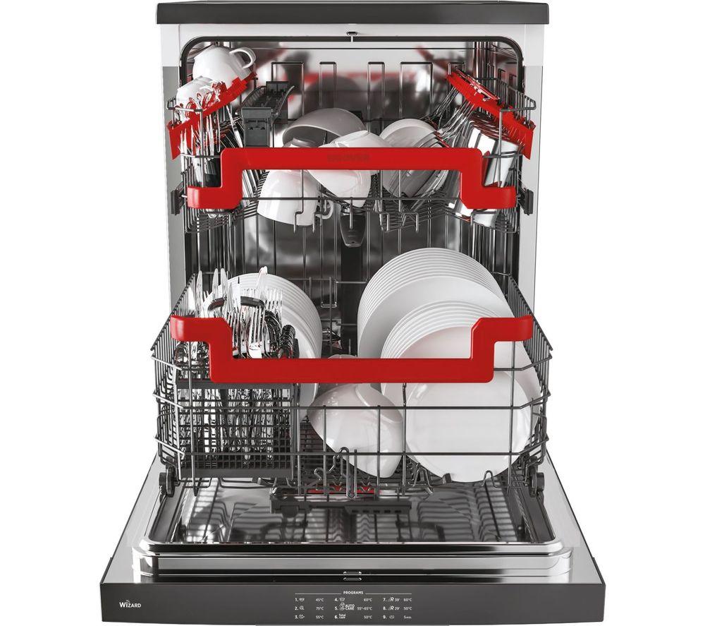 HOOVER H-DISH 500 HF 5E3DFA1 Full-size WiFi-enabled Dishwasher - Anthracite image number 3 of 6