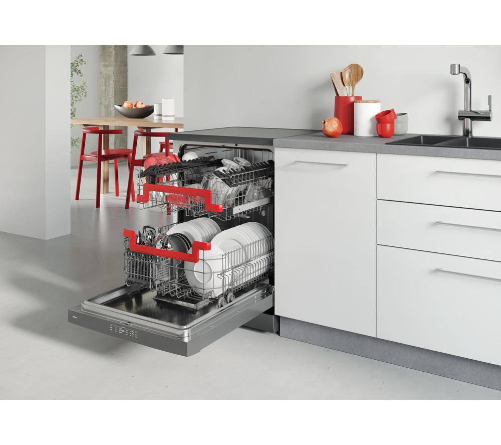 HOOVER H-DISH 500 HF 5E3DFA1 Full-size WiFi-enabled Dishwasher - Anthracite image number 5 of 6