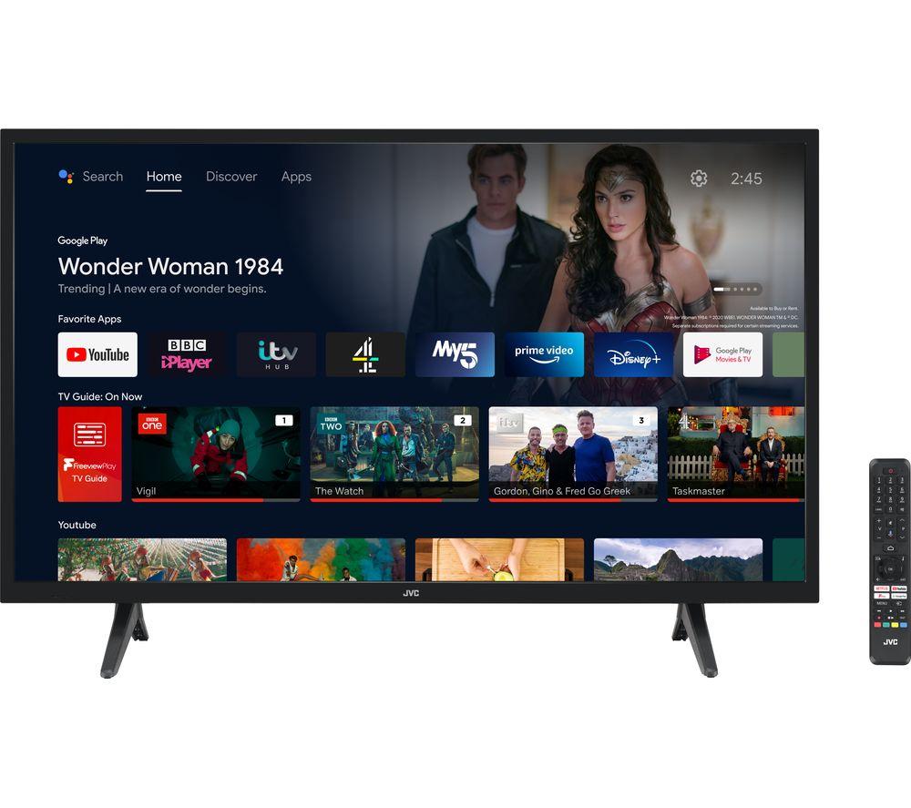 39" Jvc Lt39Ca120 Android Tv Smart Hd Ready Hdr Led Tv With Google