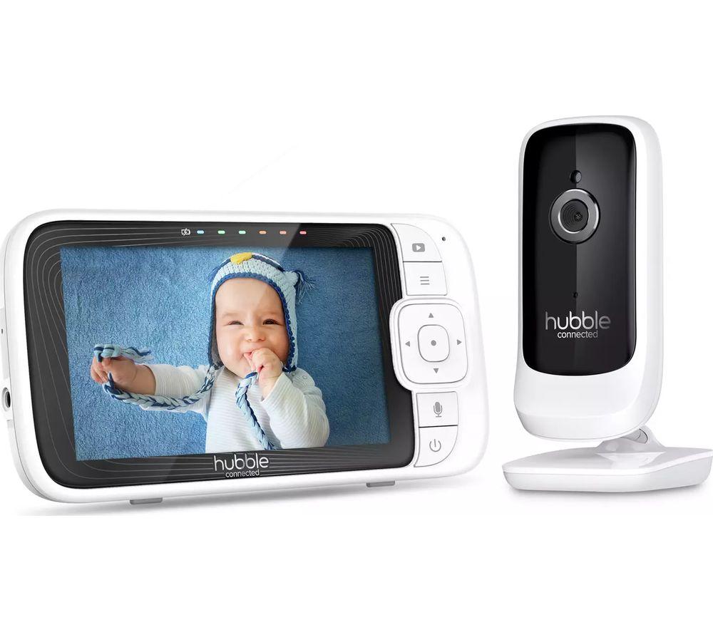 HUBBLE Nursery Pal Link Premium 5" Smart Baby Monitor - White image number 2 of 7