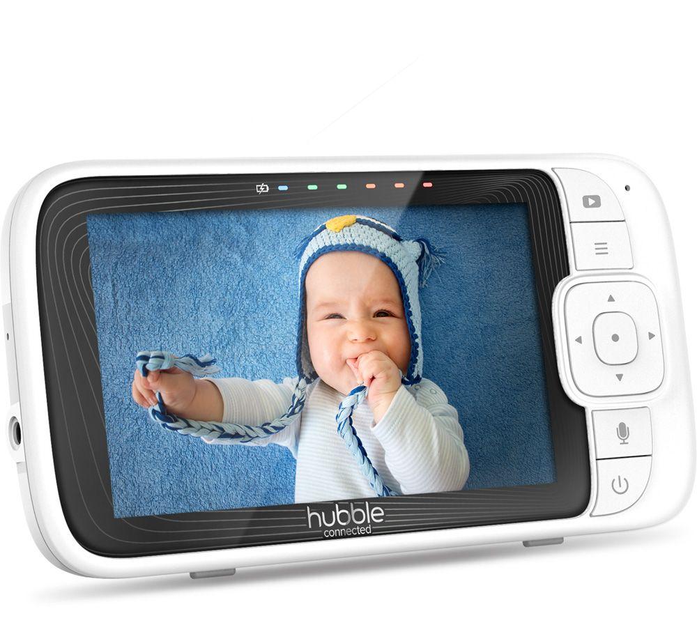 HUBBLE Nursery Pal Link Premium 5" Smart Baby Monitor - White image number 4 of 7