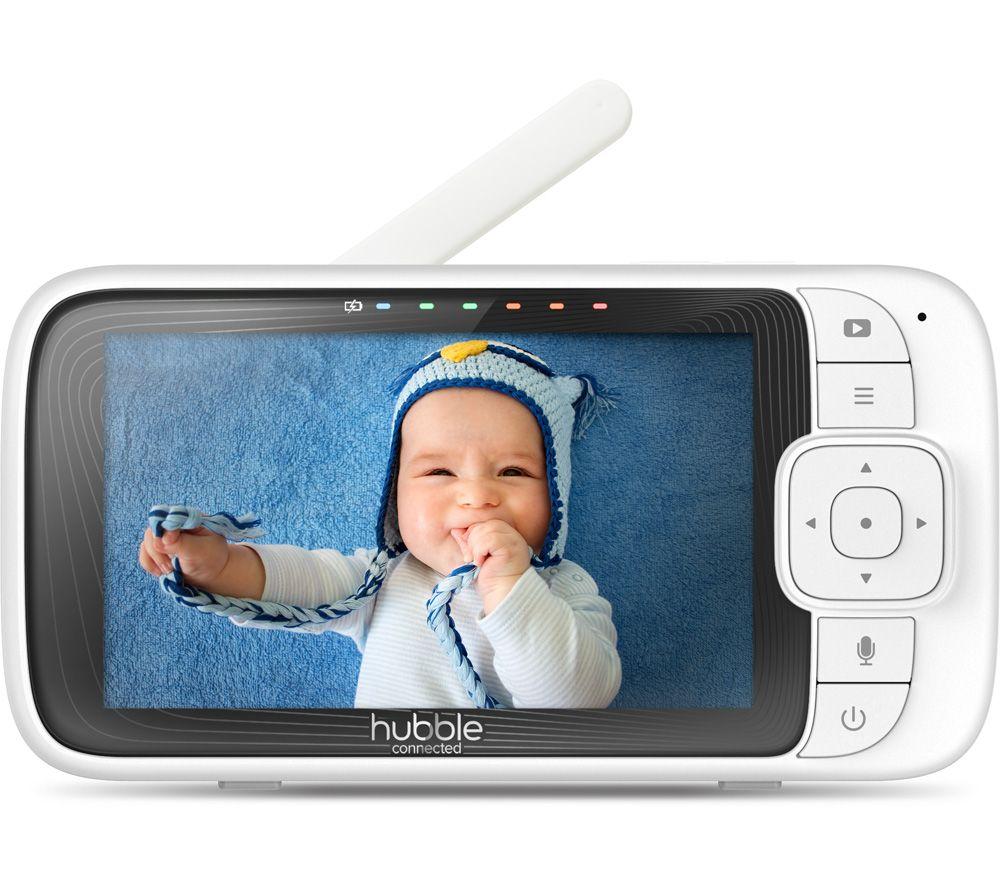 HUBBLE Nursery Pal Link Premium 5" Smart Baby Monitor - White image number 5 of 7