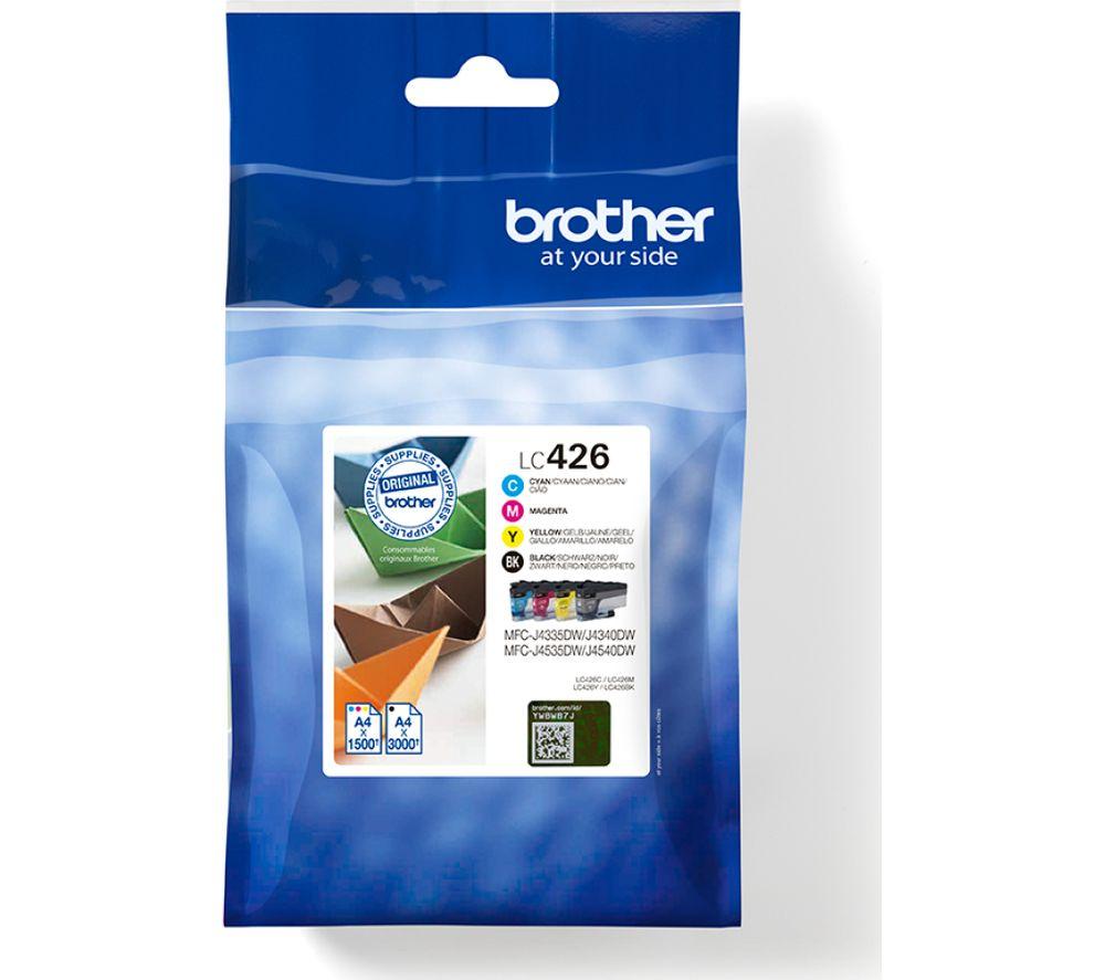 BROTHER LC426 Cyan, Magenta, Yellow & Black Ink Cartridges - Multipack image number 2 of 2
