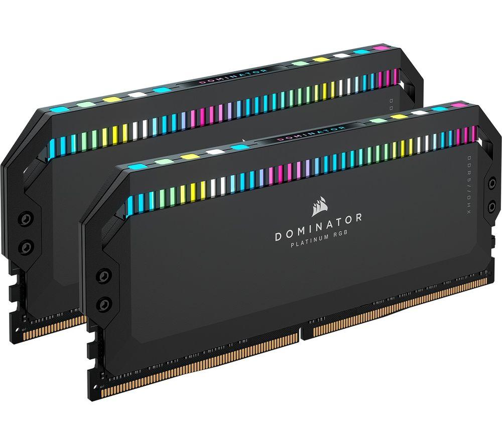 CORSAIR Dominator Platinum RGB DDR5 5600 MHz PC RAM - 2 x 16 GB