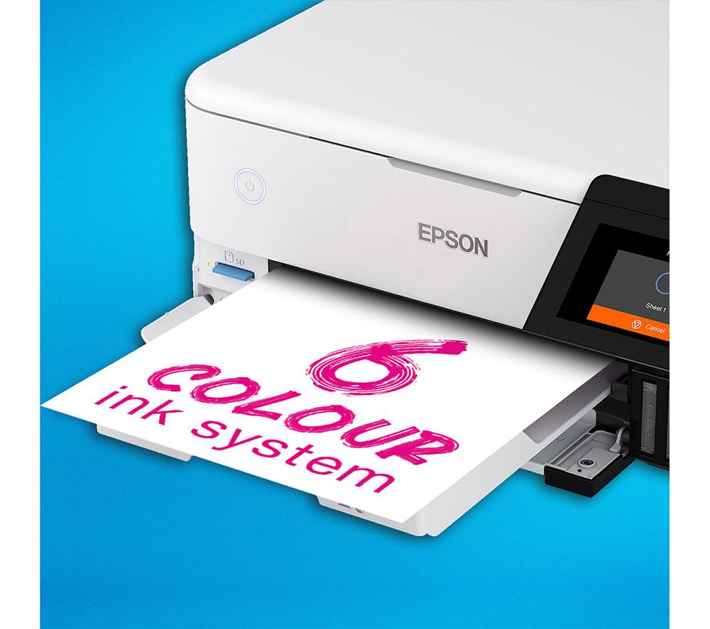 EPSON EcoTank ET-8500 All-in-One Wireless Photo Printer image number 7 of 11