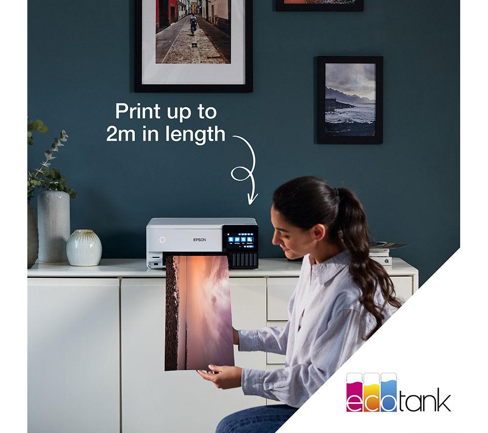 EPSON EcoTank ET-8500 All-in-One Wireless Photo Printer image number 10 of 11