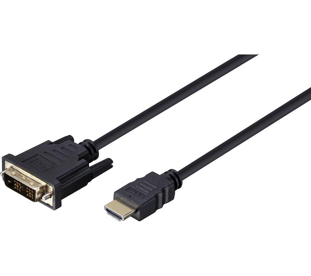 LOGIK LHDMDVI23 DVI to HDMI Cable - 1.8 m