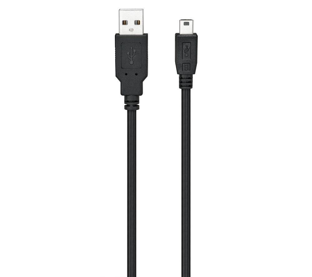 LOGIK LUSBMIN23 USB A to USB Mini-B Cable - 1.8 m