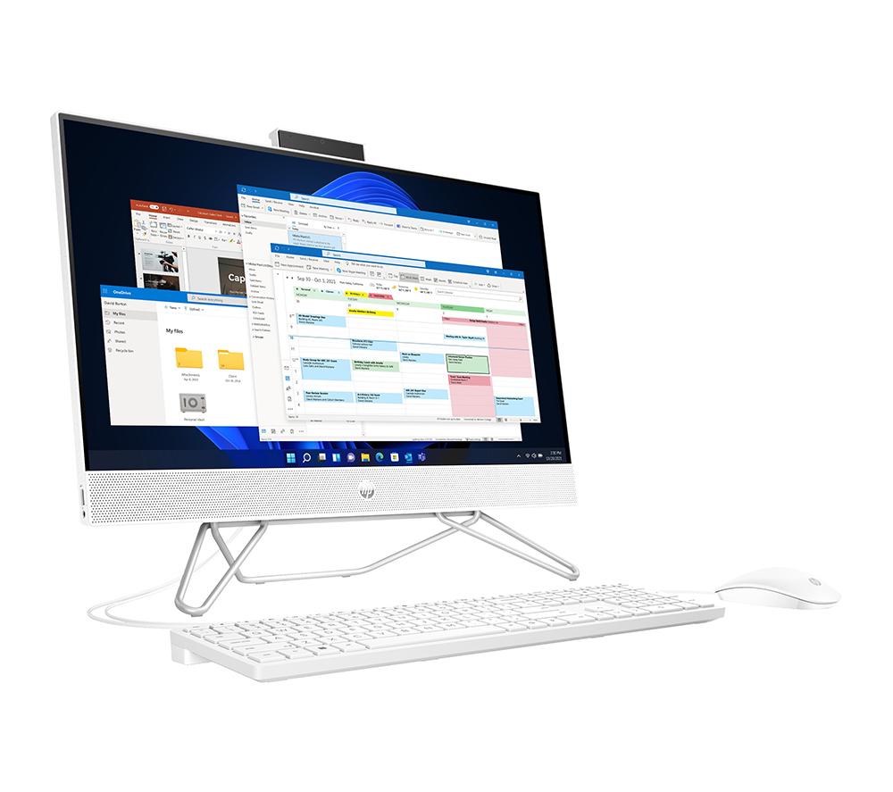 Image of HP 24-cb0021na 23.8" All-in-One PC - AMD Ryzen 5, 512 GB SSD, White, White