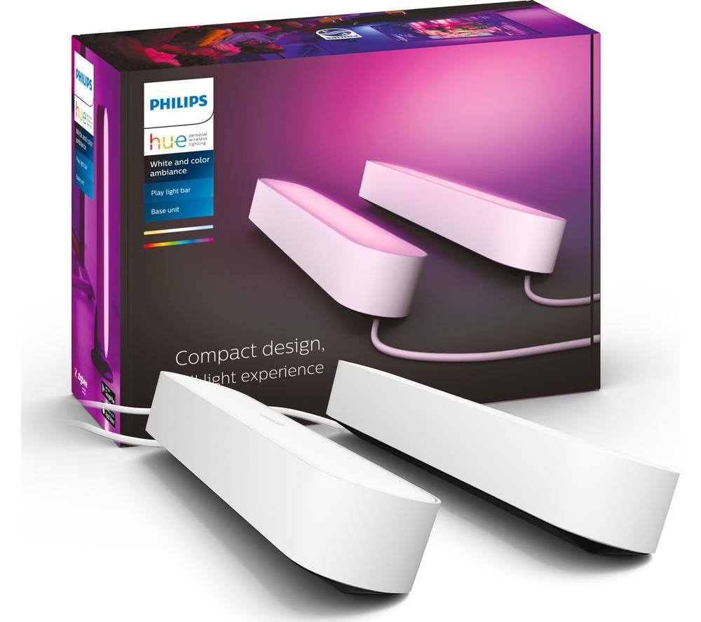 Buy PHILIPS Hue Light Bar Twin Pack & Bridge Lighting Hub Bundle