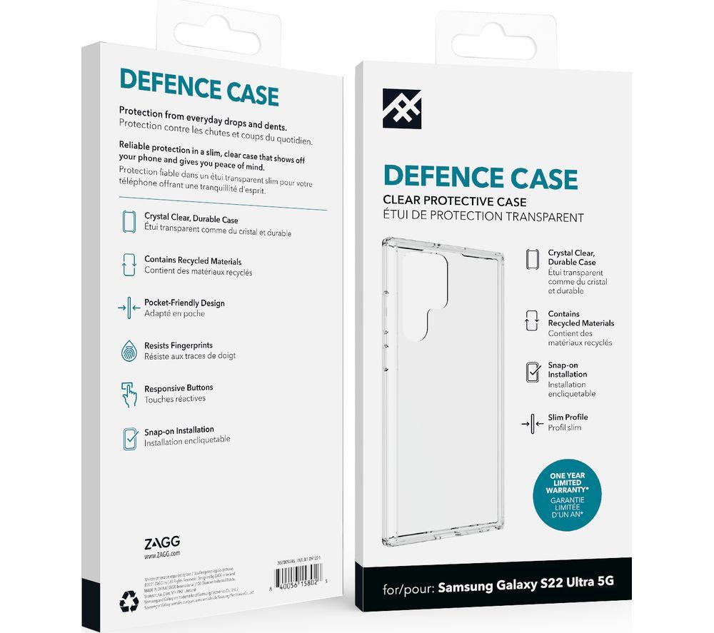 DEFENCE Galaxy S22 Ultra Case - Clear image number 3 of 3
