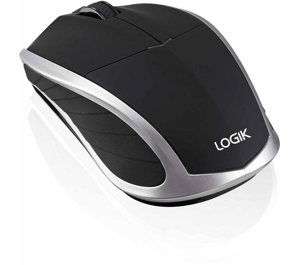 LOGIK LMWL3B23 Wireless Blue Trace Mouse image number 2 of 3
