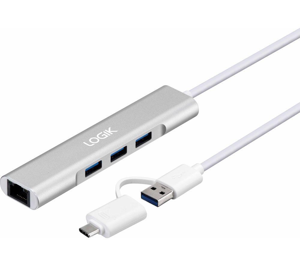 LOGIK L3HBEC23 4-port USB Hub