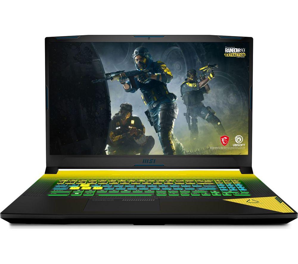 Image of MSI Crosshair 17 17.3" Gaming Laptop - Intel®Core i9, RTX 3070 Ti, 1 TB SSD, Black,Yellow