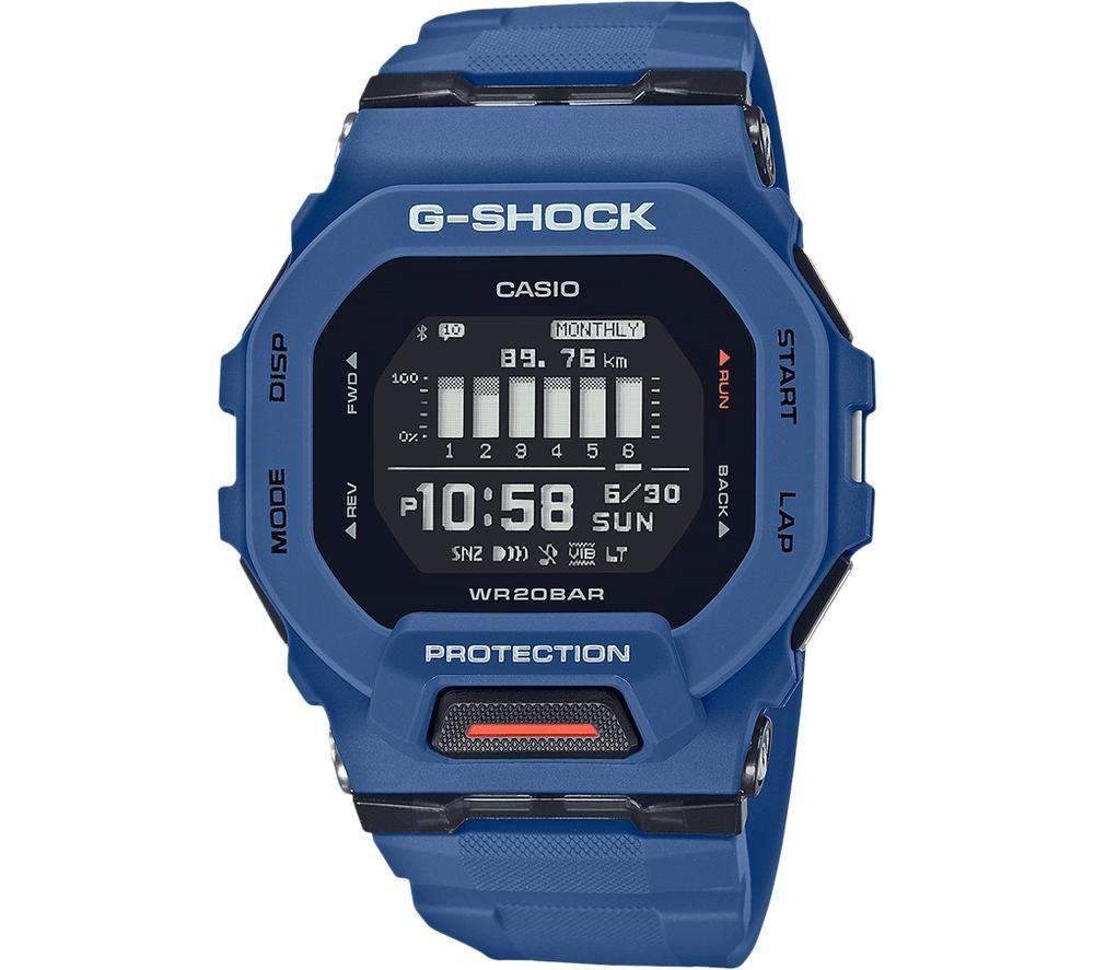 Buy CASIO G Shock G Squad GBD 200 1ER Watch Navy Blue Currys