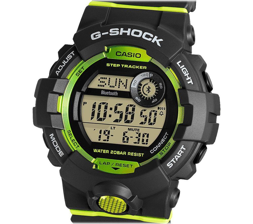 CASIO G-Shock G-Squad GBD-800-8ER Watch - Grey & Green image number 7 of 7