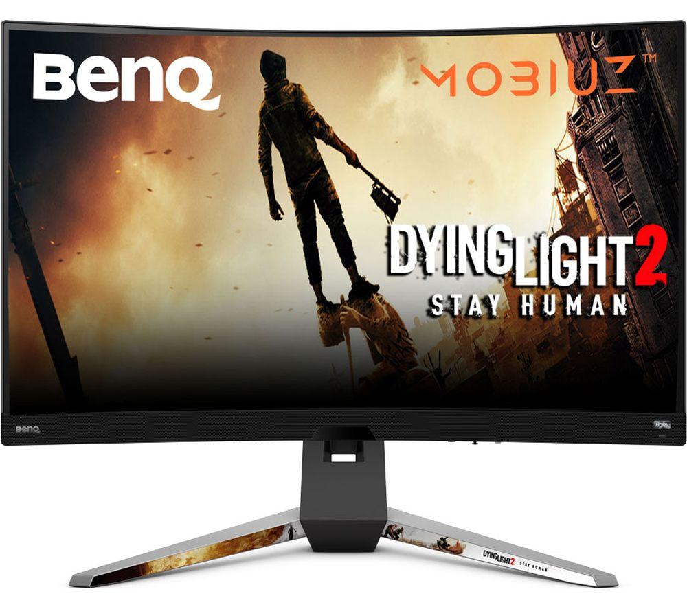 Image of BENQ Mobiuz EX3210R Quad HD 32" Curved VA LCD Gaming Monitor - Dying Light Edition, Silver/Grey,Black