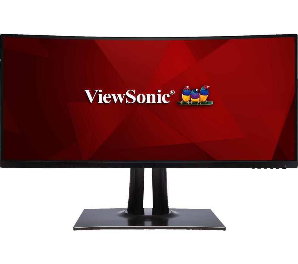 Image of VIEWSONIC VP3481 Quad HD 34" VA LCD Curved Monitor - Black, Black