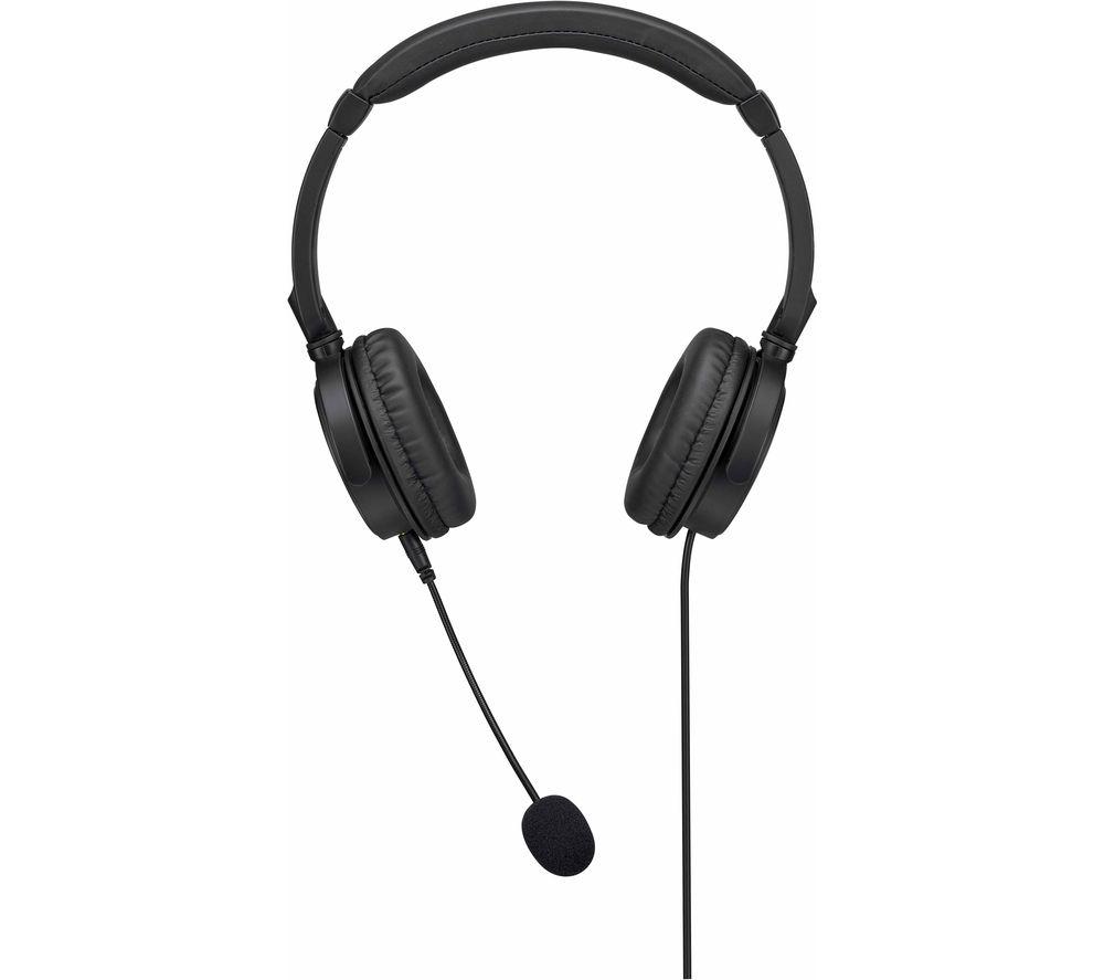 LOGIK LHSOE23 Headset - Black, Black