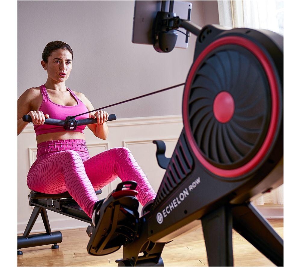 ECHELON Smart Bluetooth Rowing Machine - Black & Red image number 7 of 7
