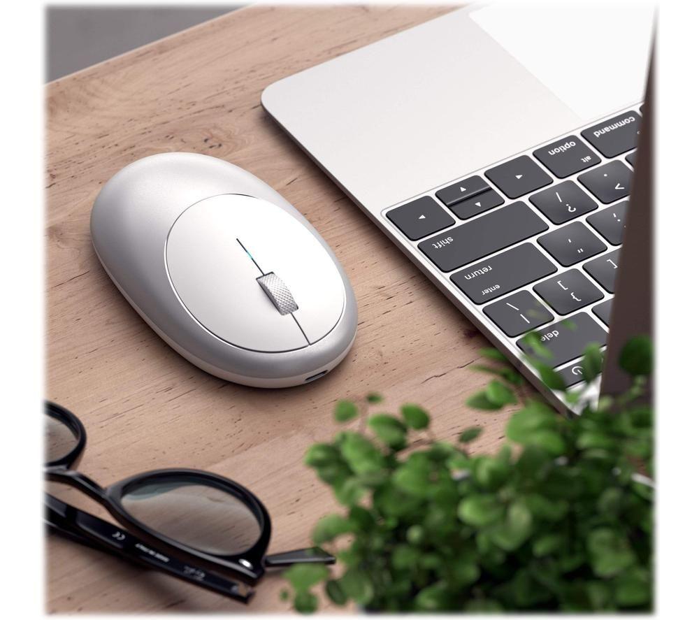 SATECHI M1 Wireless Optical Mouse - Silver image number 4 of 5