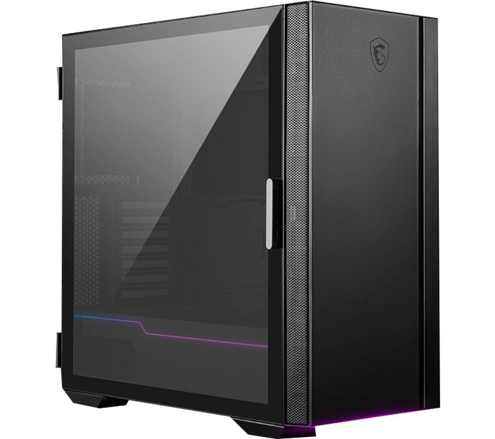 Image of MSI MPG QUIETUDE 100S E-ATX Mid-Tower PC Case, Black
