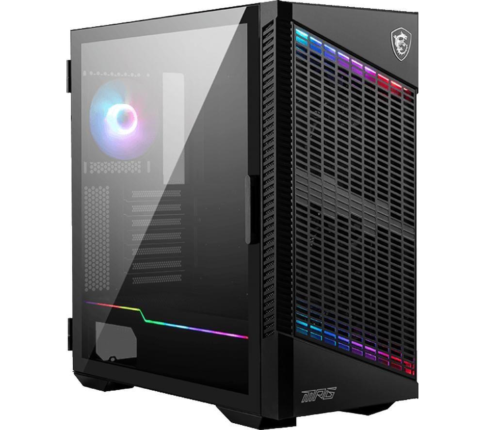 Image of MSI MPG VELOX 100P AIRFLOW E-ATX Mid-Tower PC Case, Black