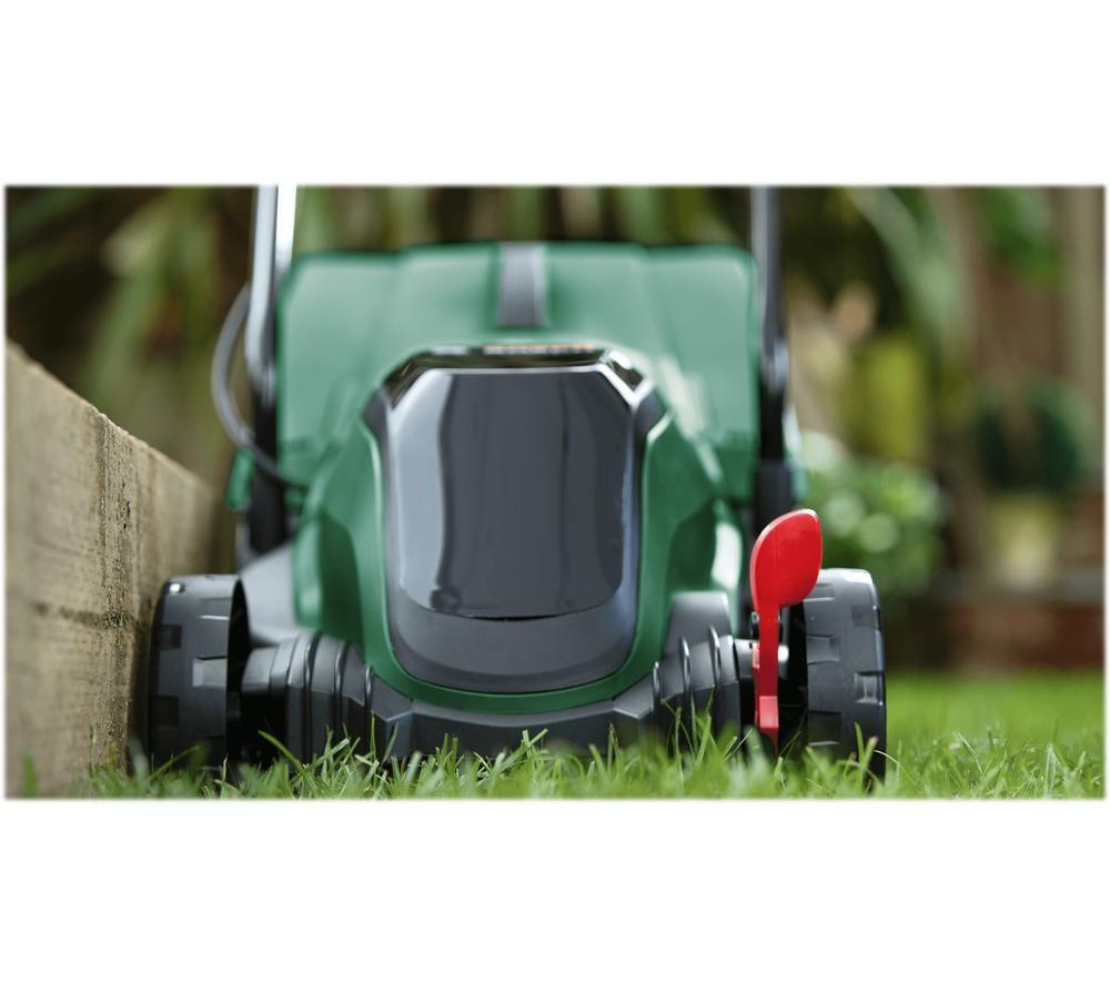 BOSCH CityMower 18 Cordless Rotary Lawn Mower - Green & Black image number 4 of 10